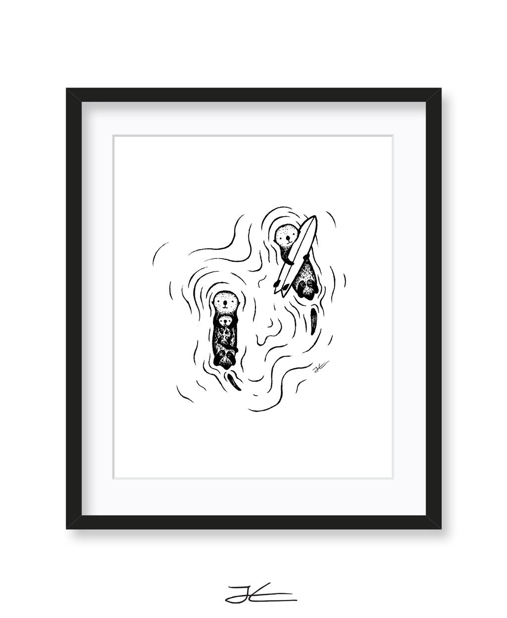 Otters - Print/ Framed Print