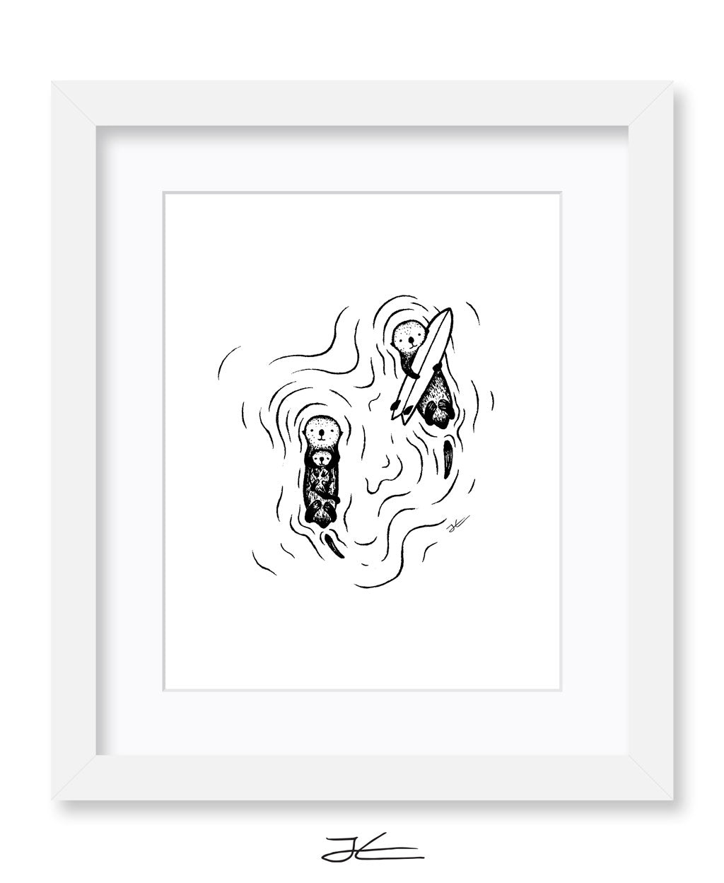 Otters - Print/ Framed Print