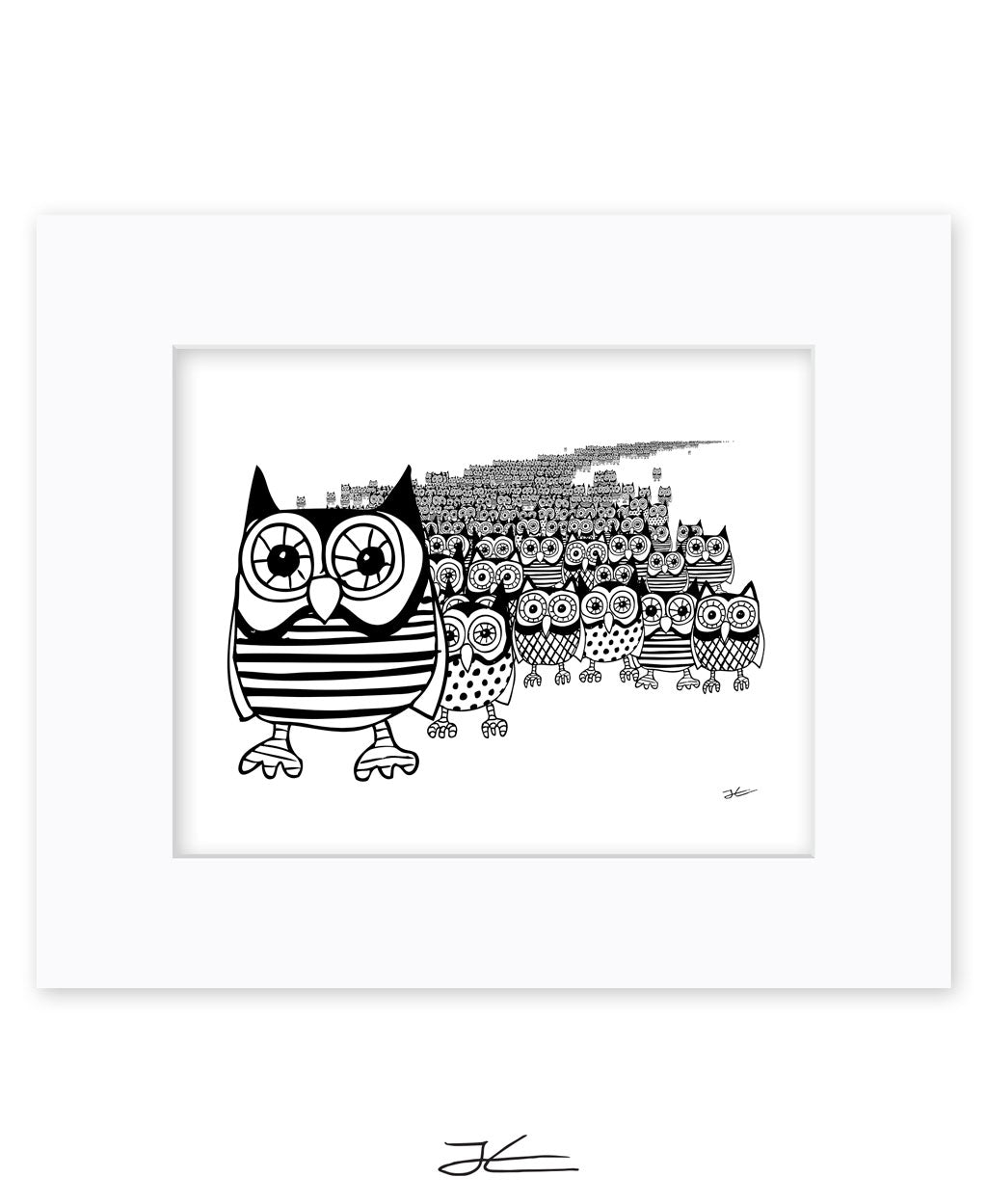 Owl Migration - Print/ Framed Print