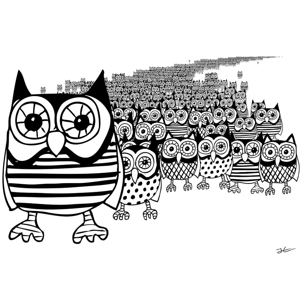 
                  
                    Owl Migration - Print/ Framed Print
                  
                
