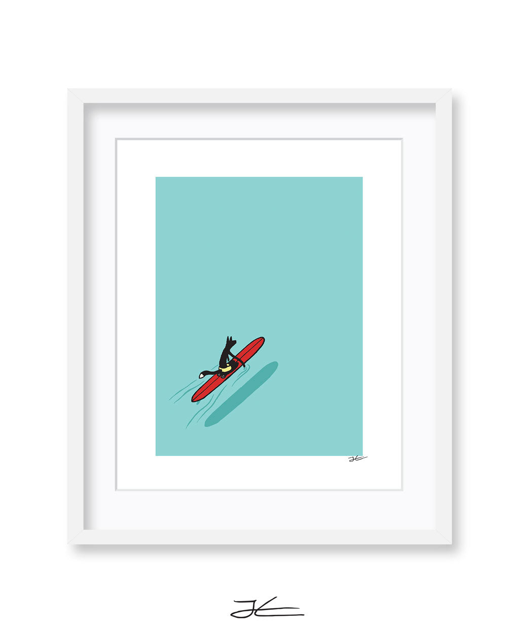 Paddling Out - Print/ Framed Print