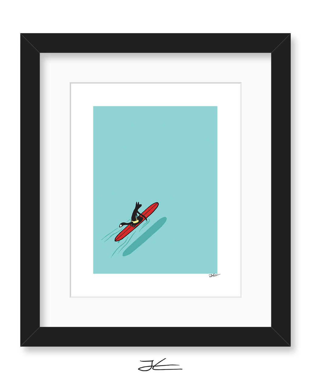 Paddling Out - Print/ Framed Print
