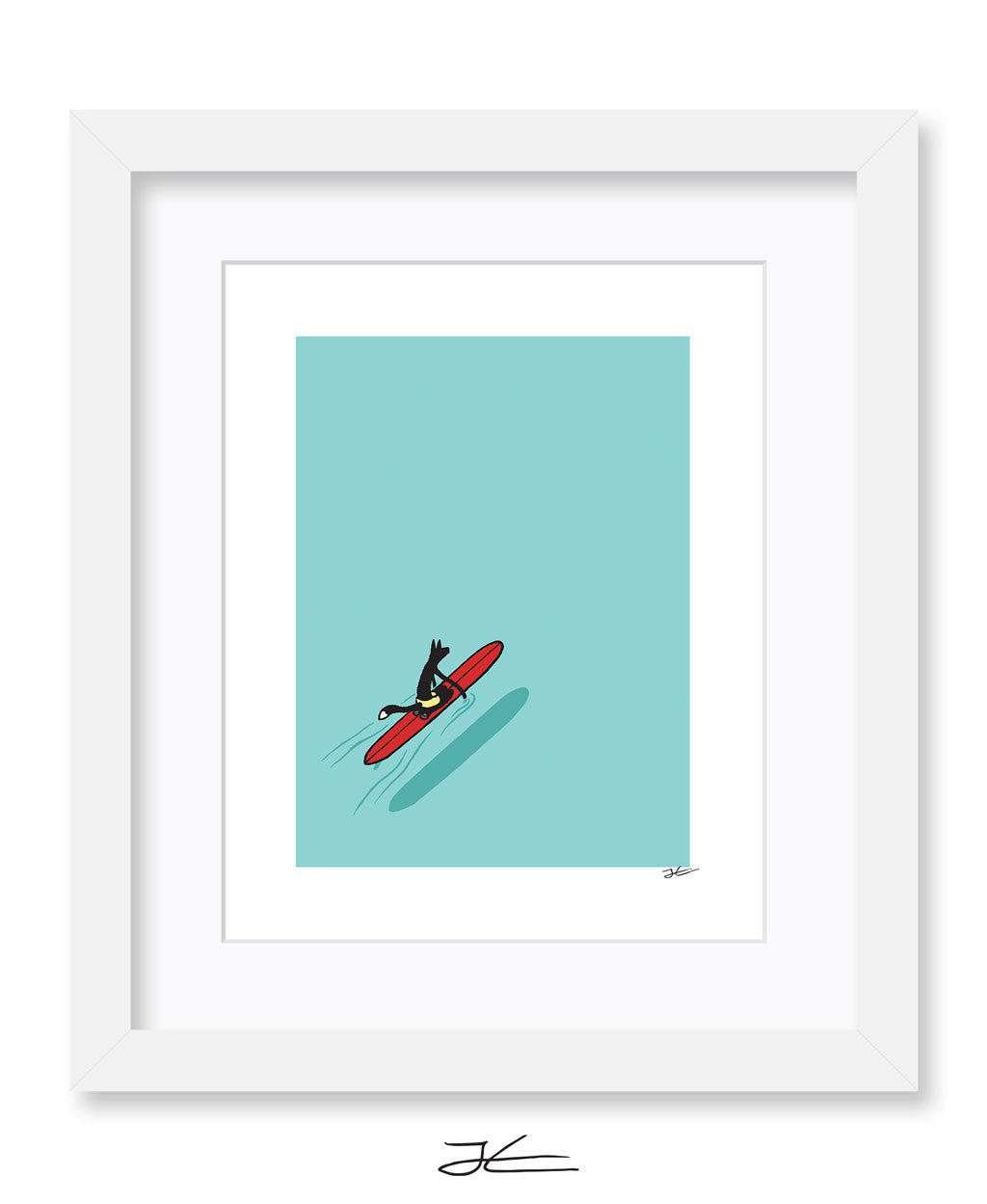 Paddling Out - Print/ Framed Print