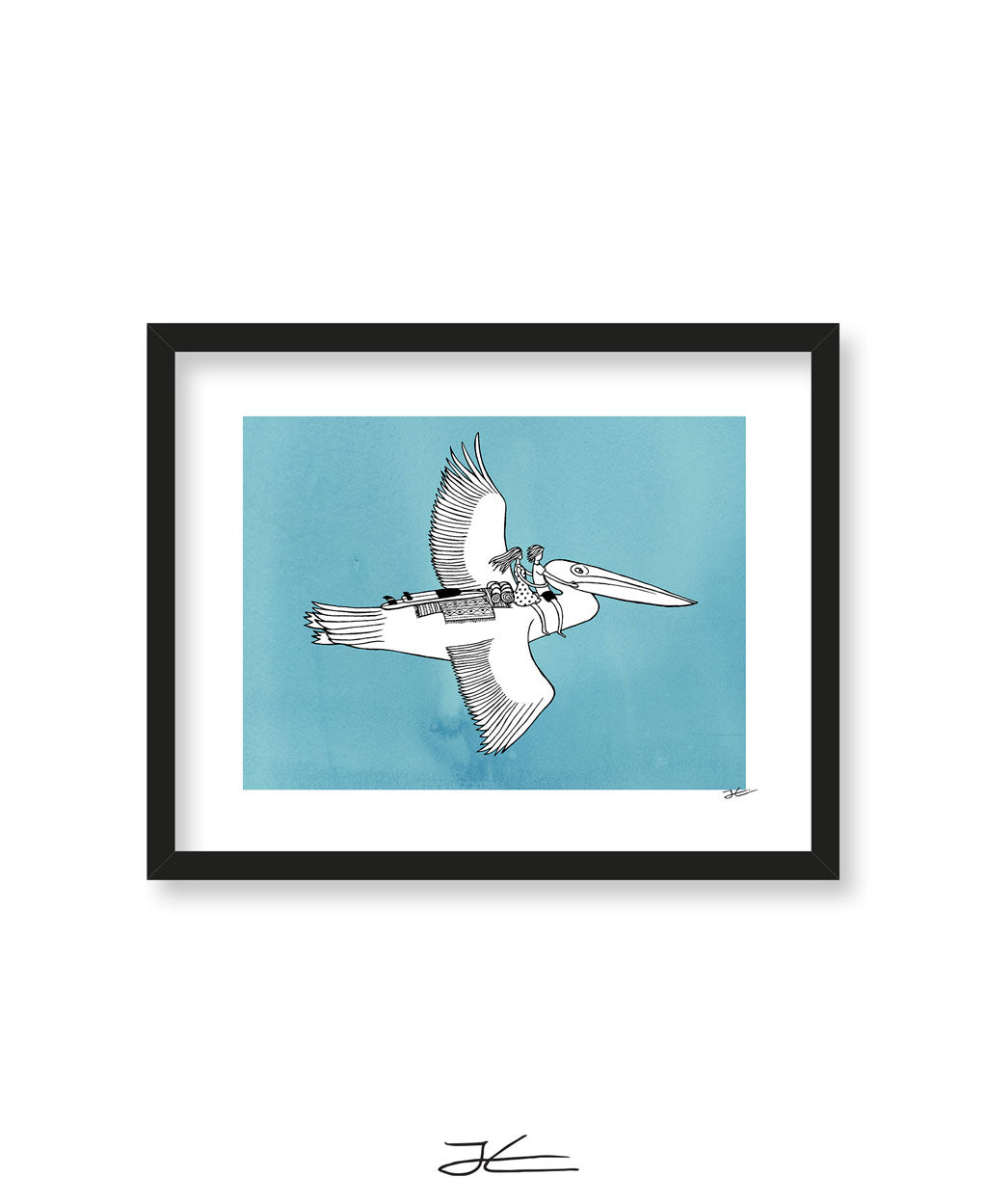 Pelican Adventure - Print/ Framed Print