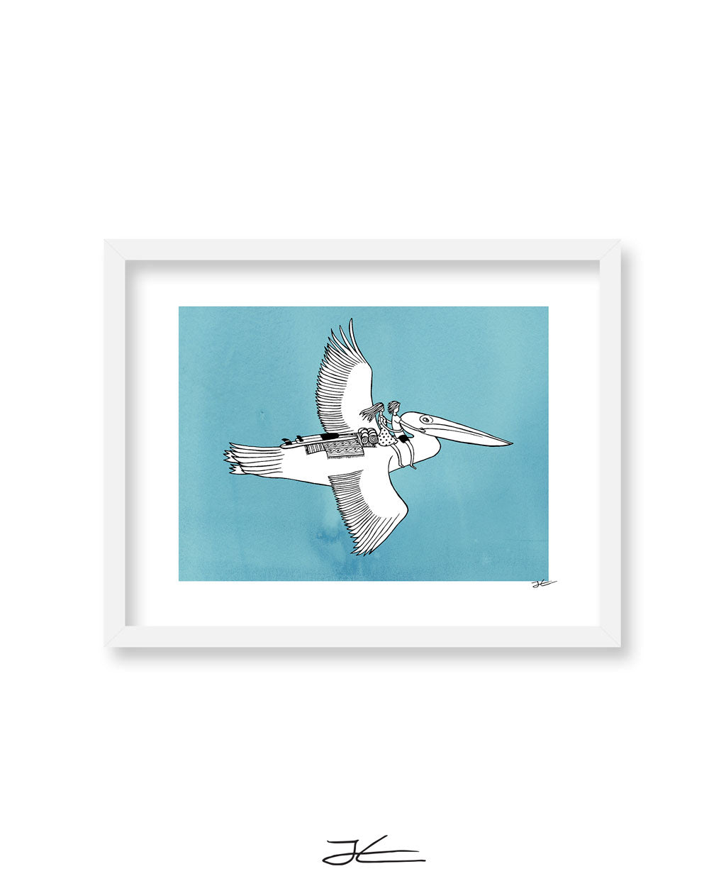 Pelican Adventure - Print/ Framed Print