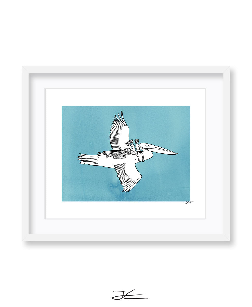 Pelican Adventure - Print/ Framed Print