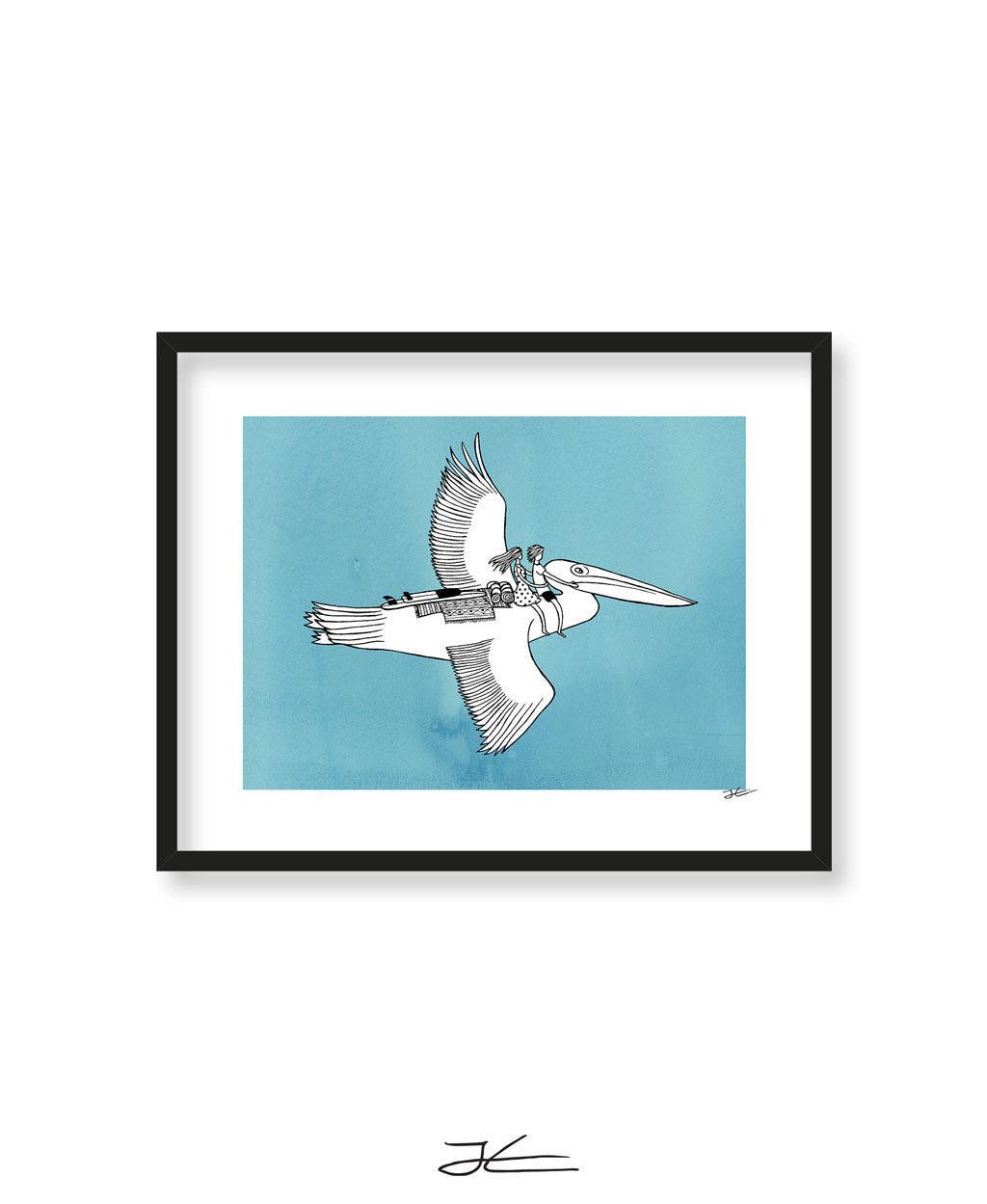 Pelican Adventure - Print/ Framed Print