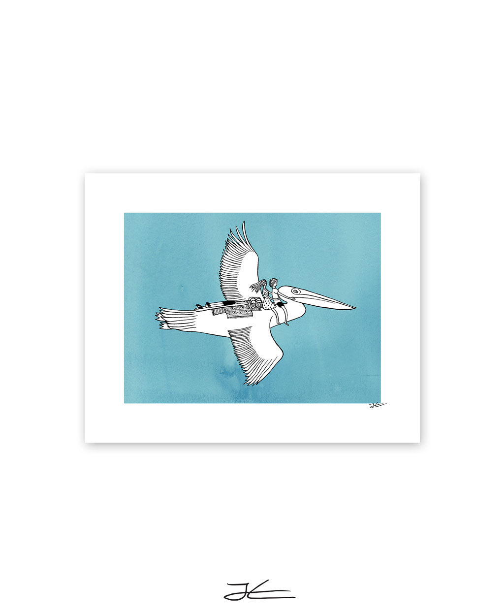 Pelican Adventure - Print/ Framed Print