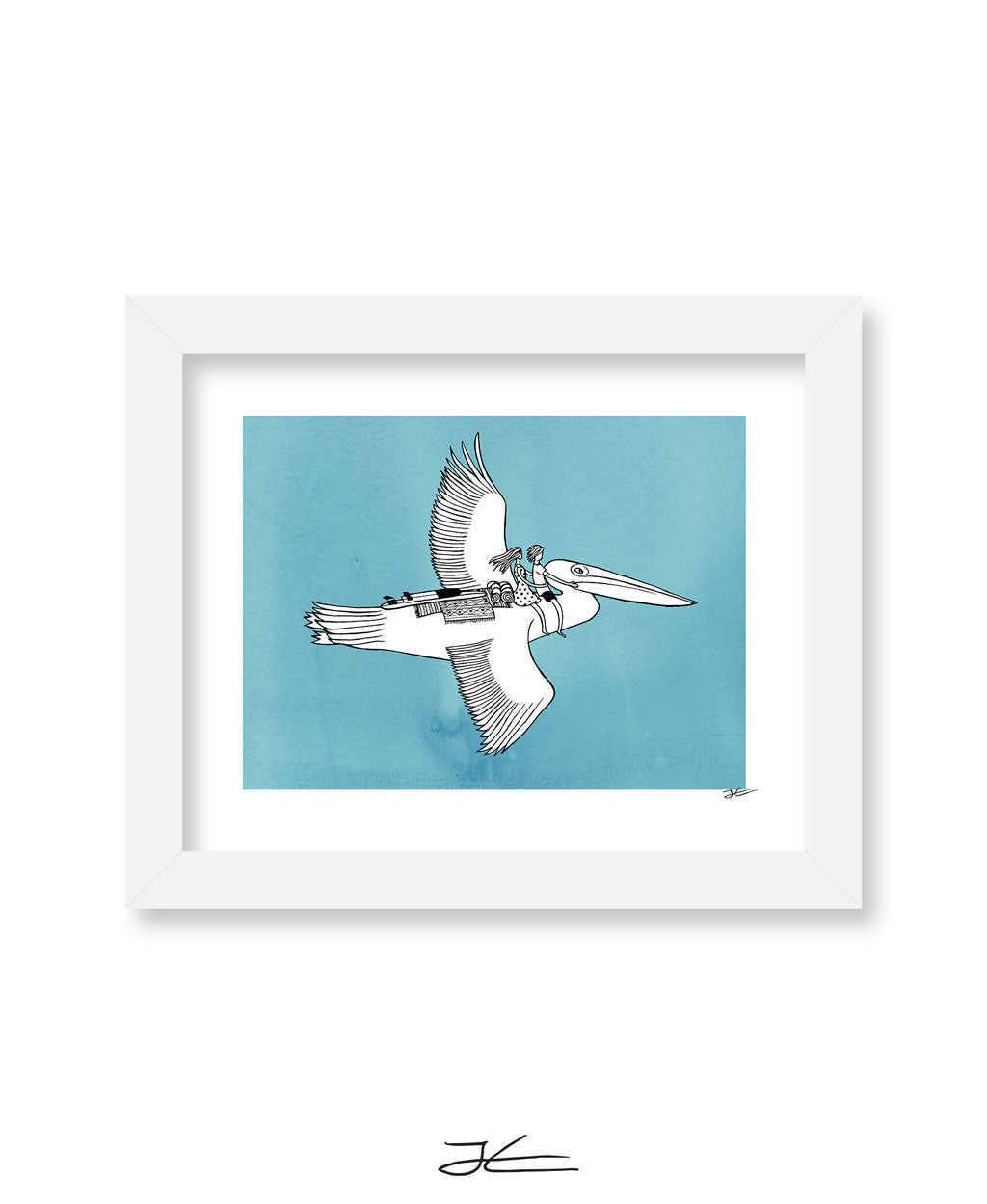 Pelican Adventure - Print/ Framed Print