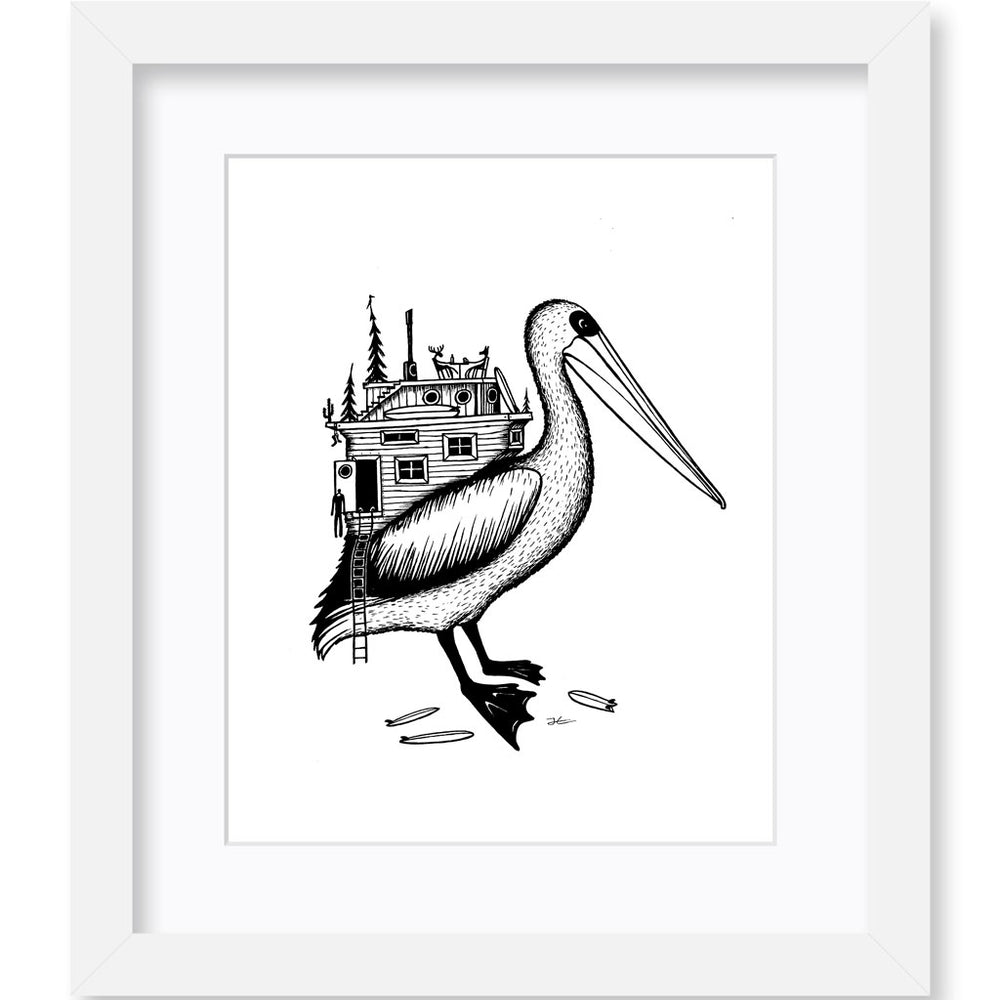 
                  
                    Pelican Home - Print/ Framed Print
                  
                