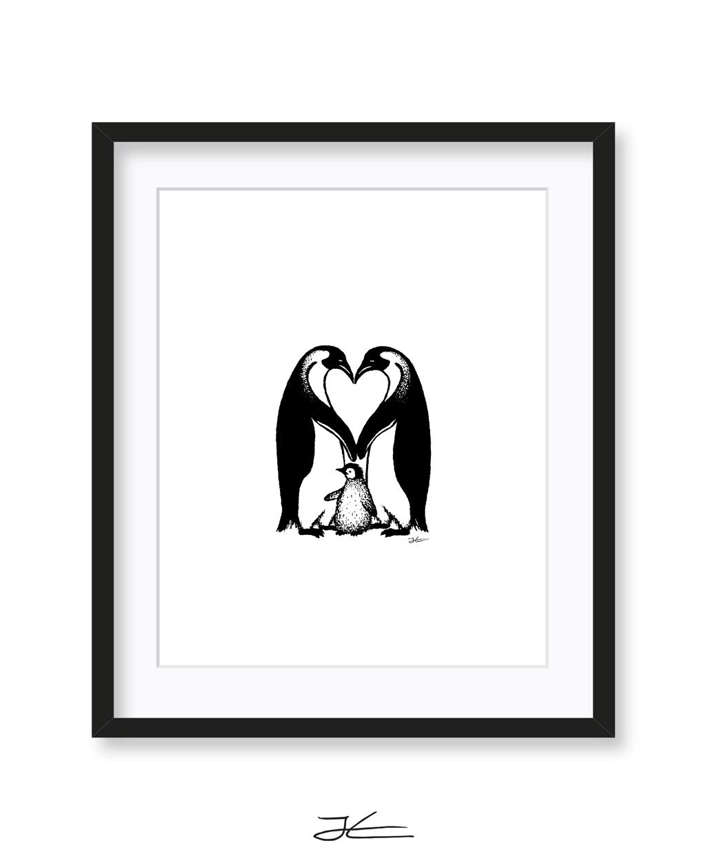 
                  
                    Penguin Love - Print/ Framed Print
                  
                
