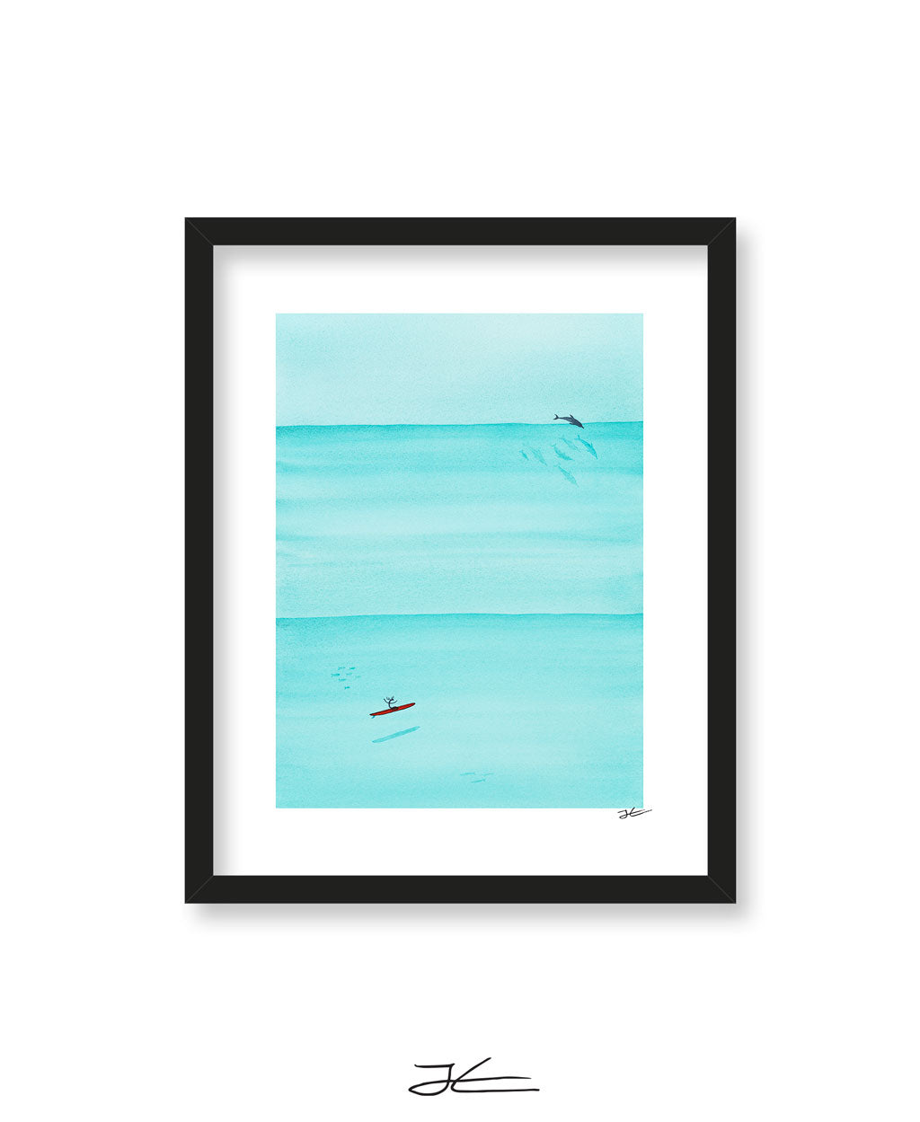 Pod of Surfers - Print/ Framed Print
