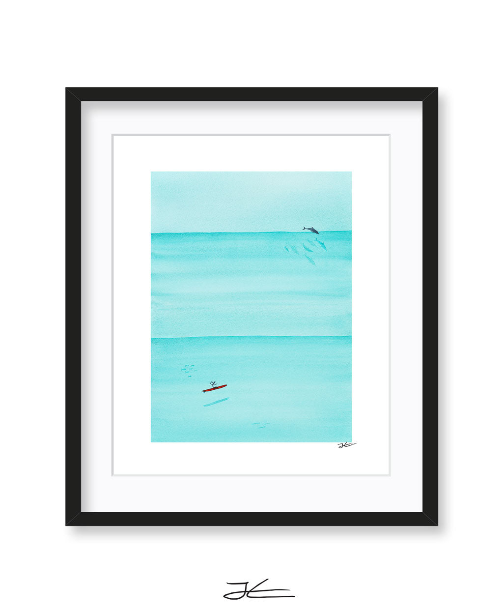 Pod of Surfers - Print/ Framed Print