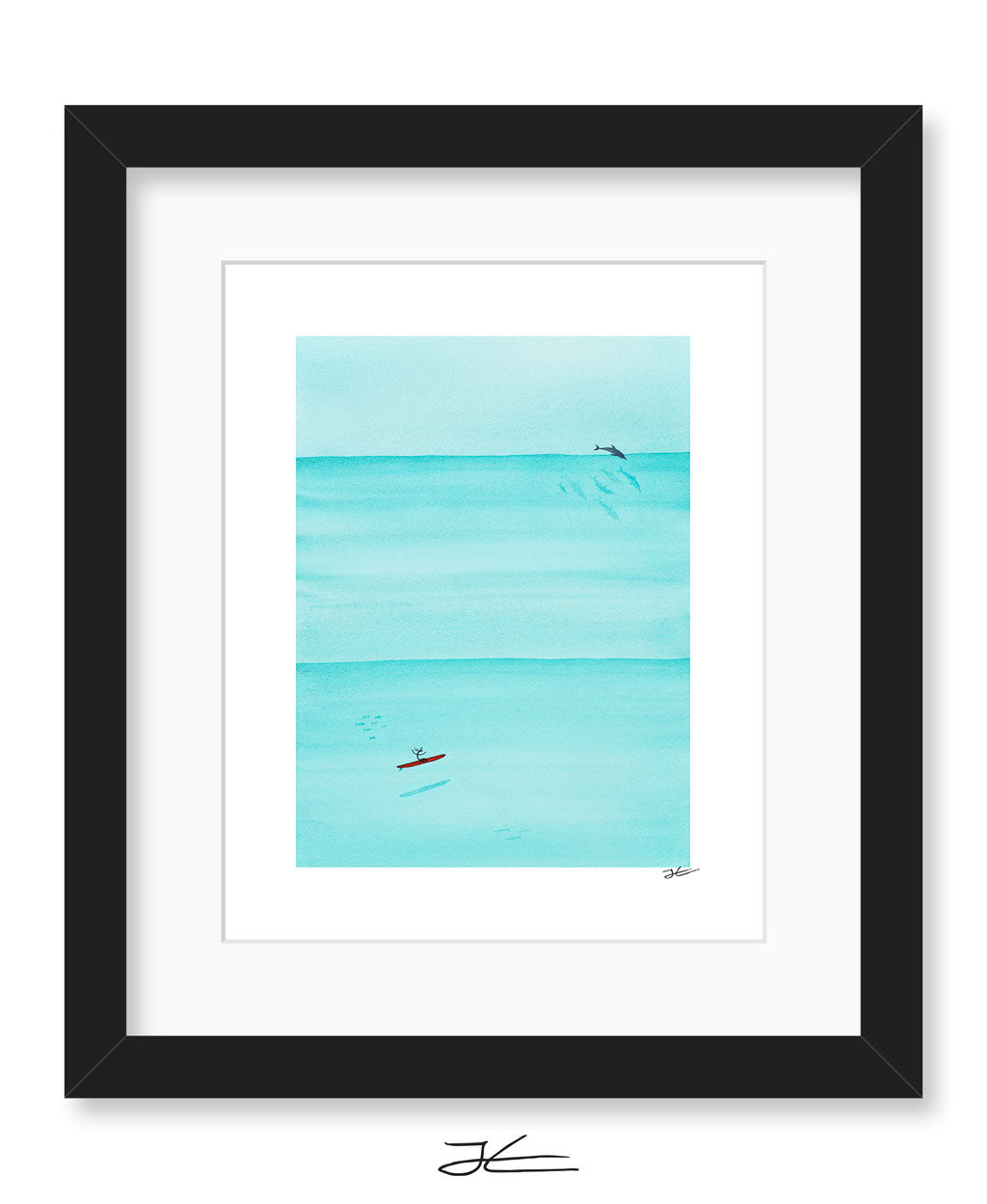 Pod of Surfers - Print/ Framed Print