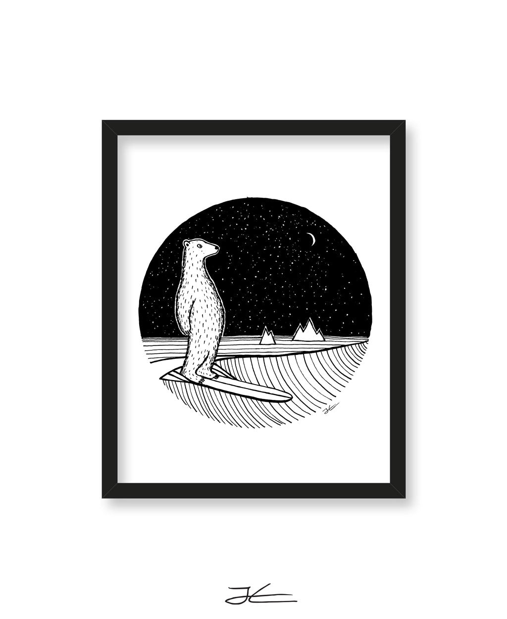 Polar Slide - Print/ Framed Print