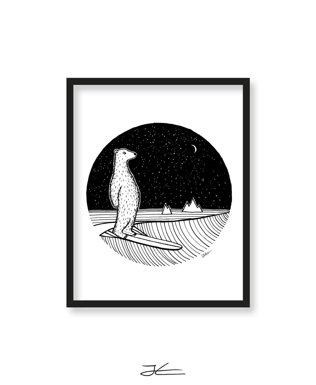 Polar Slide - Print/ Framed Print