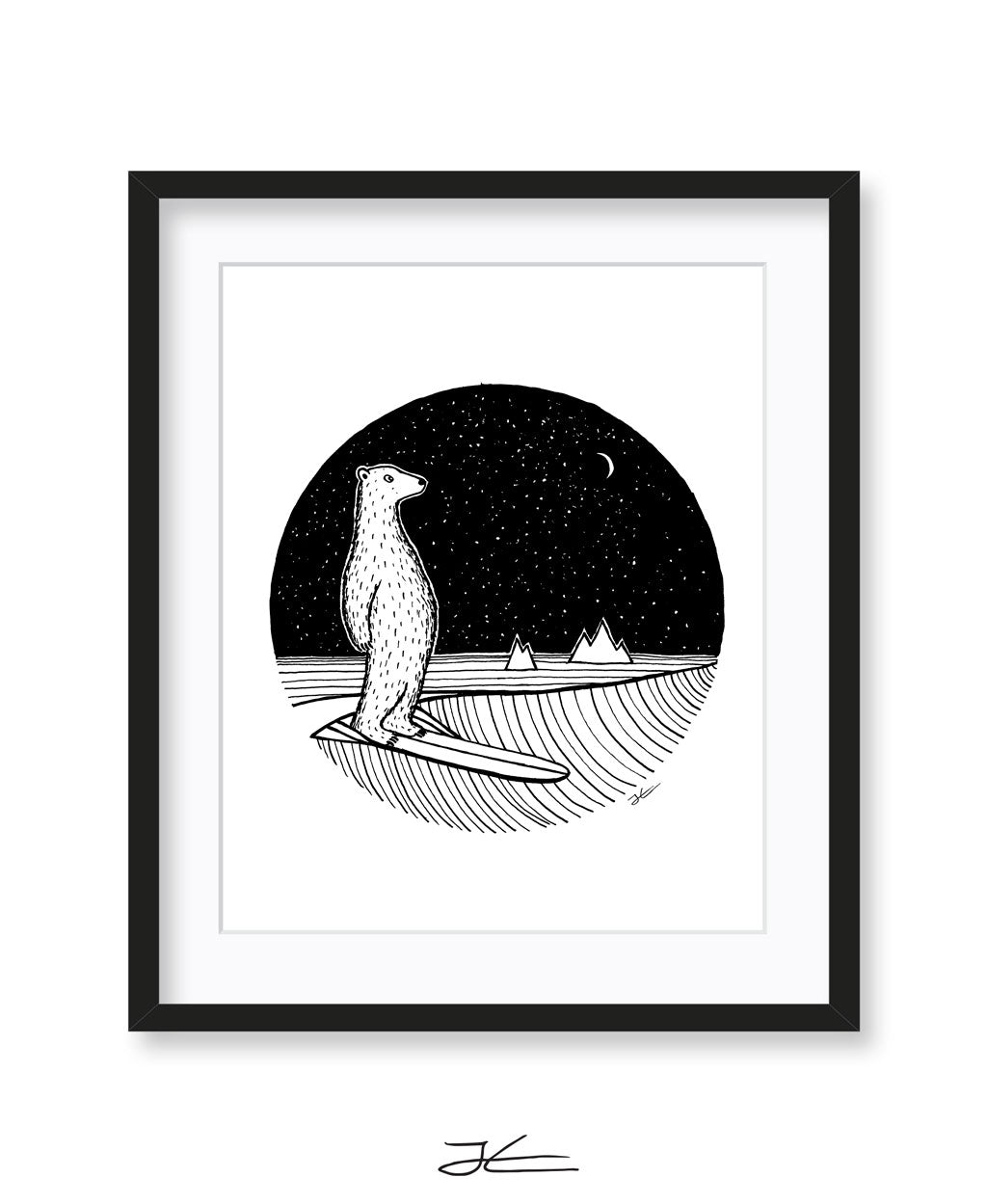 Polar Slide - Print/ Framed Print