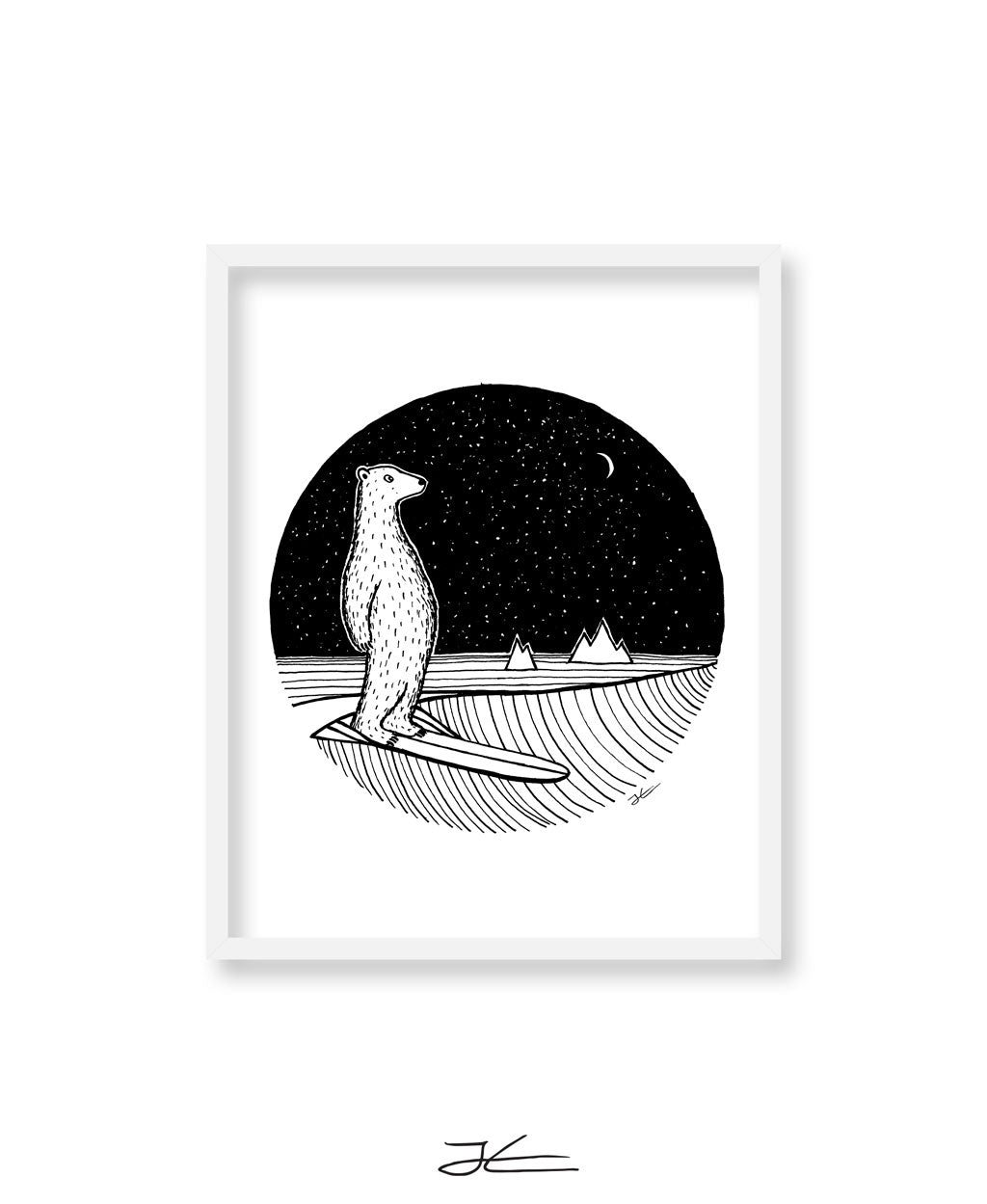 Polar Slide - Print/ Framed Print