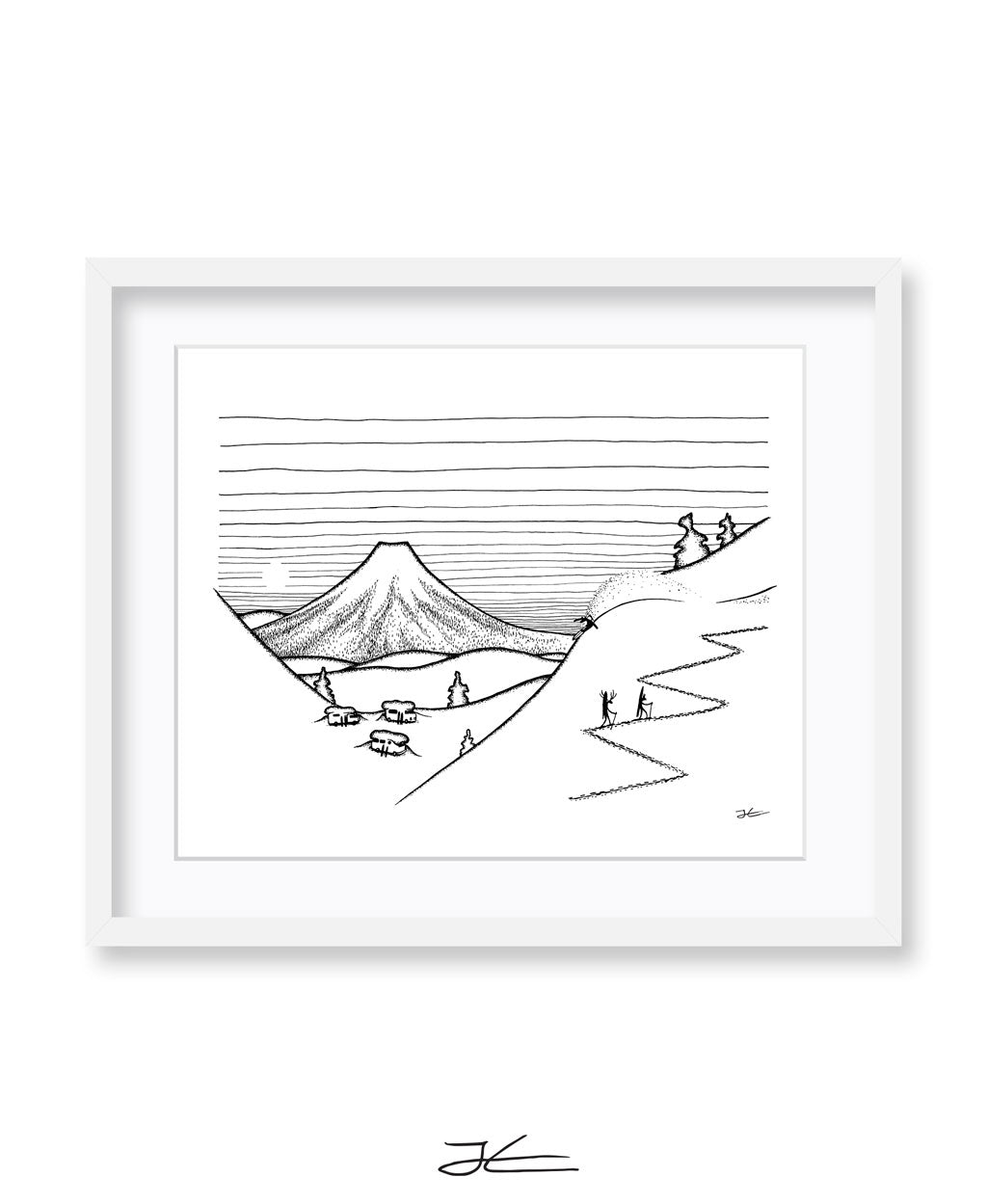 Powderlife Gentemstick Collab - Print/ Framed Print