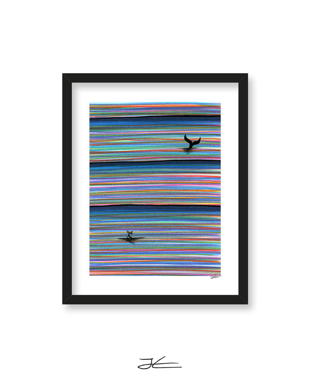 Rainbow Lineup - Print/ Framed Print
