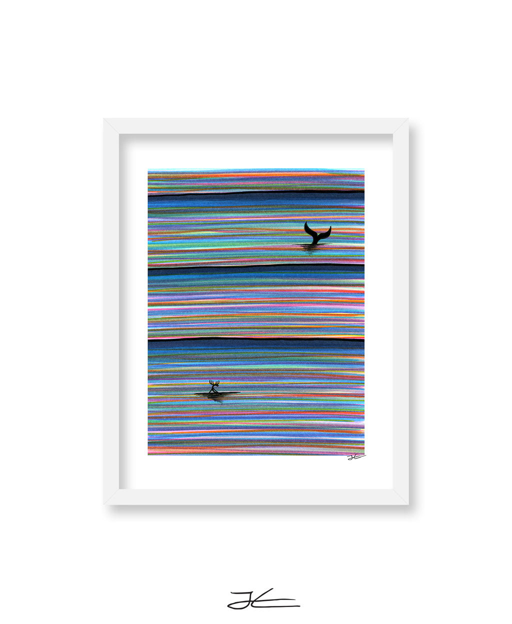 Rainbow Lineup - Print/ Framed Print