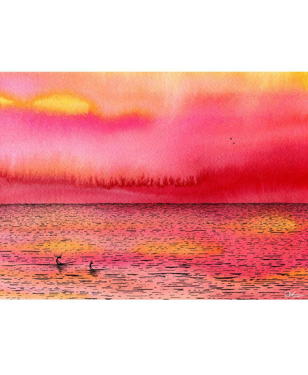 Red Night - Print/ Framed Print