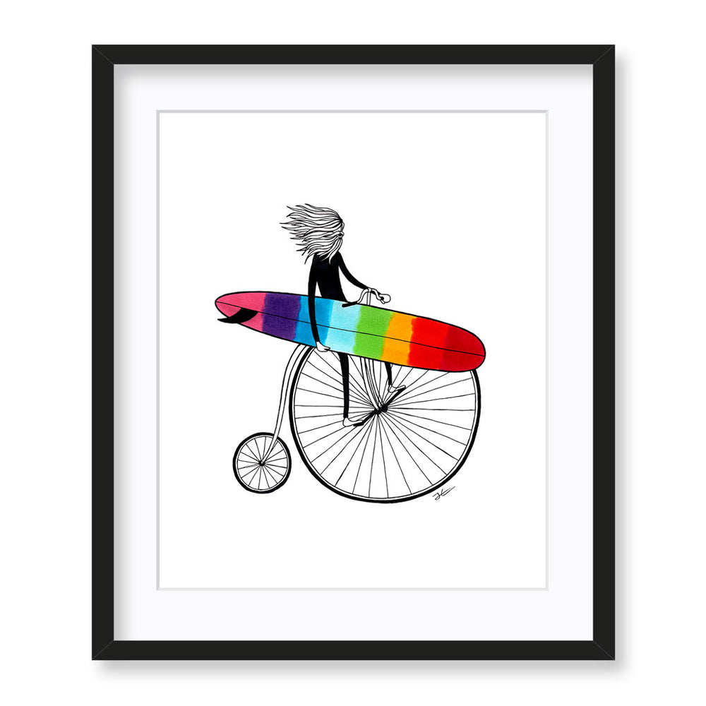 
                  
                    Riding The Rainbow - Print/ Framed Print
                  
                