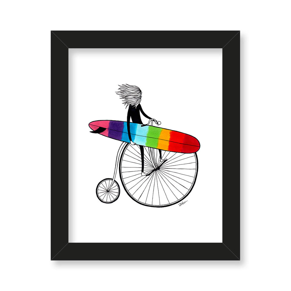 
                  
                    Riding The Rainbow - Print/ Framed Print
                  
                
