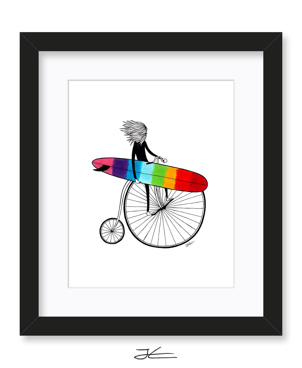 Riding The Rainbow - Print/ Framed Print