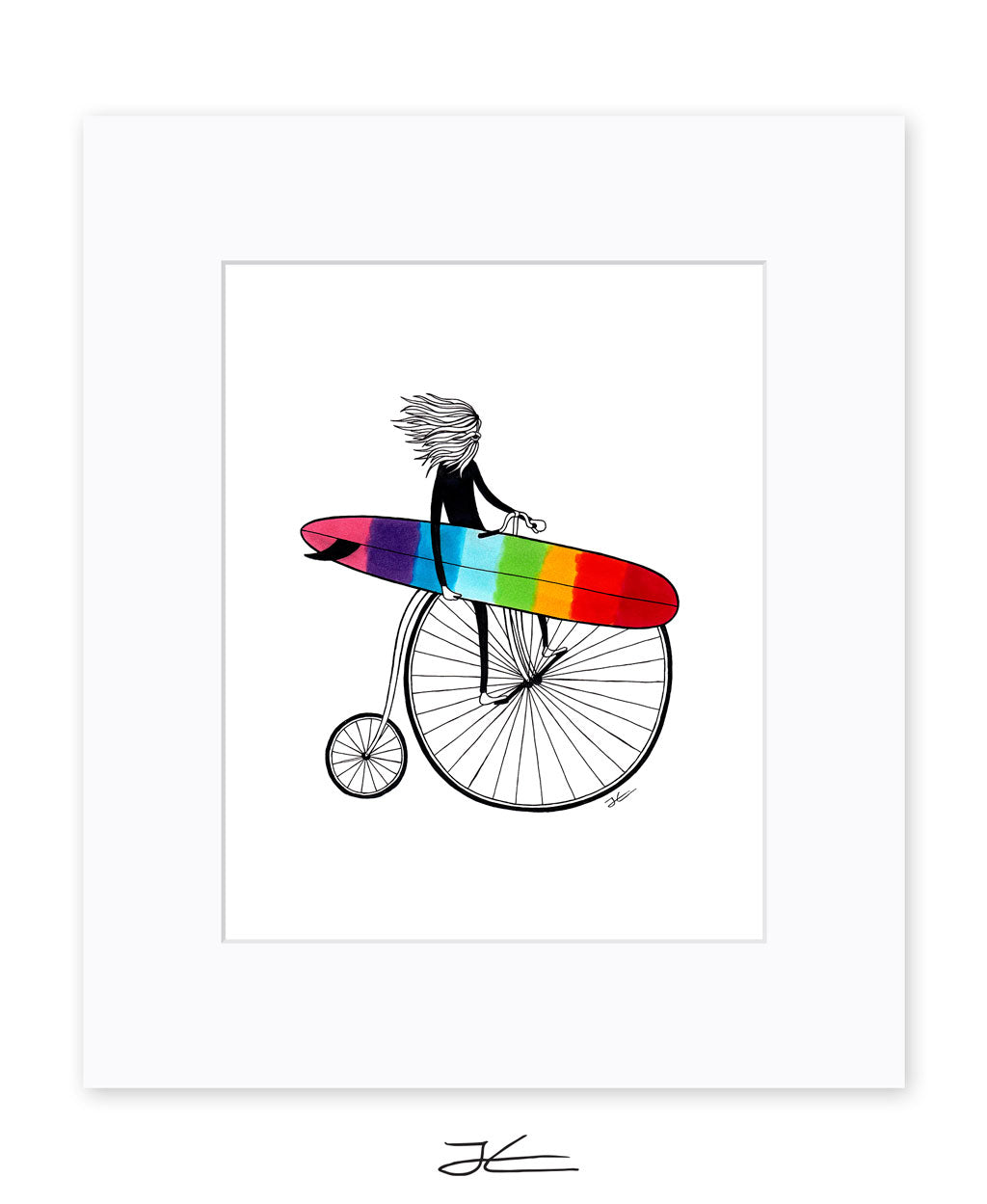 Riding The Rainbow - Print/ Framed Print