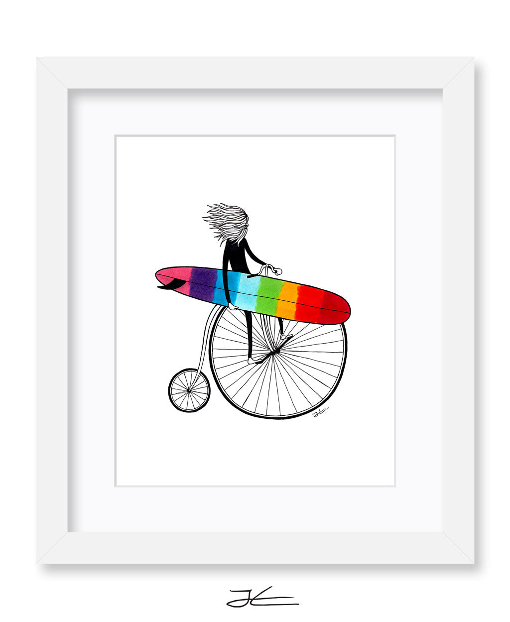 Riding The Rainbow - Print/ Framed Print