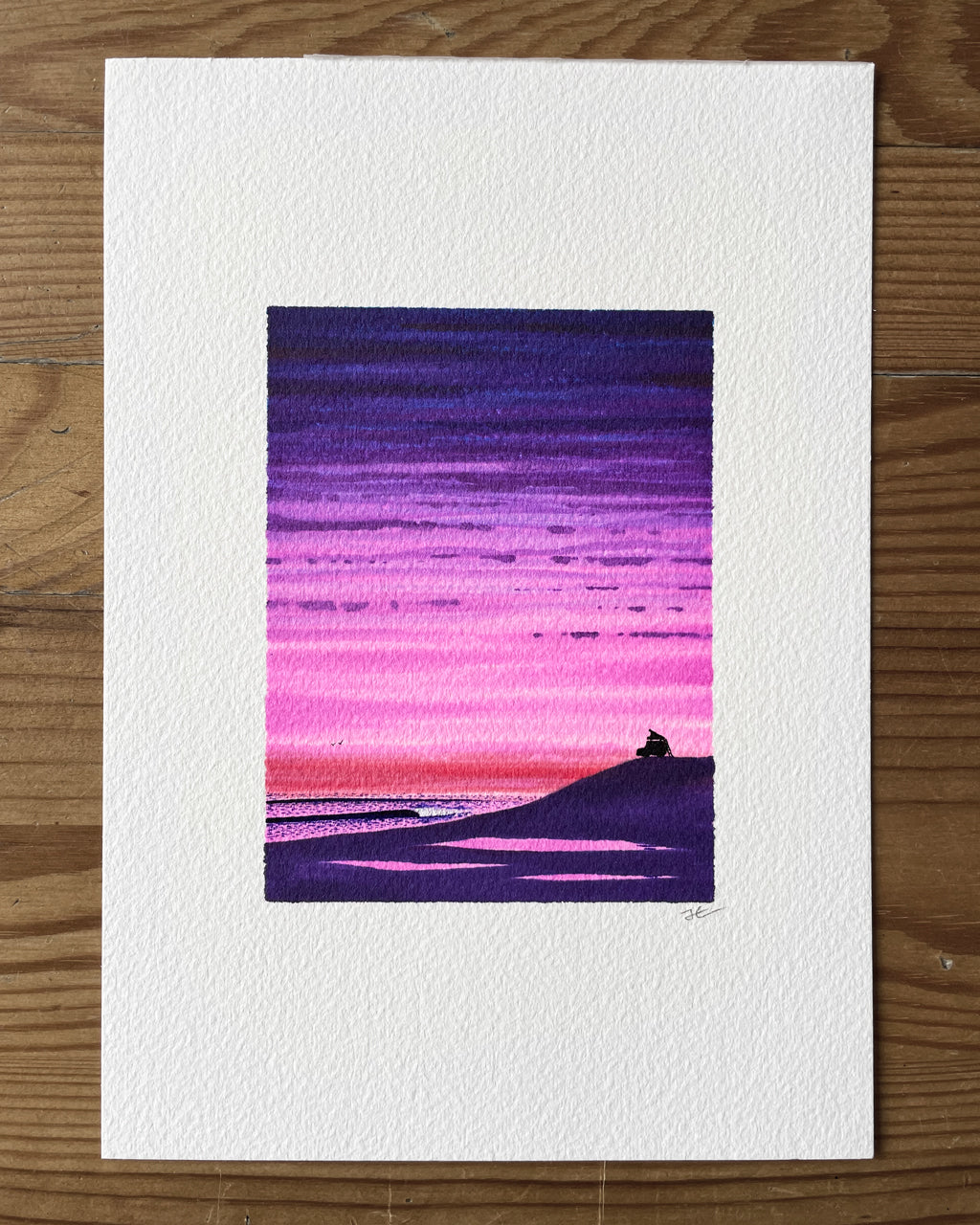 Roof Top Living. Original illustration - SOLD OUT