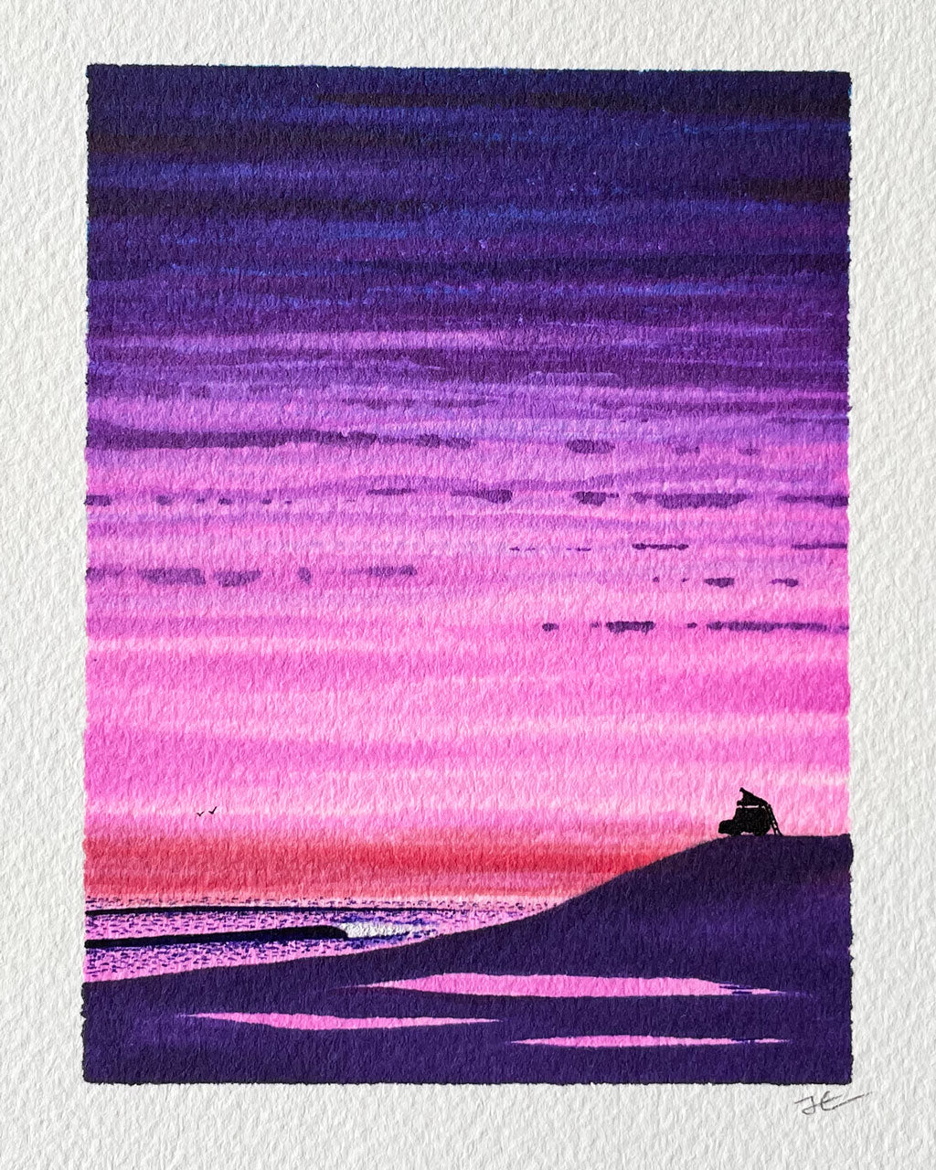 Roof Top Living. Original illustration - SOLD OUT