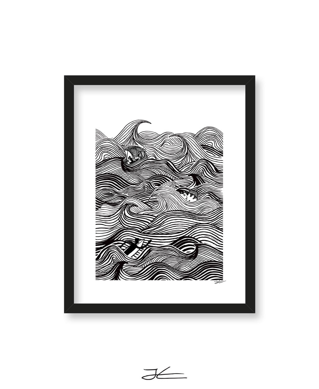 Rough Surf - Print/ Framed Print