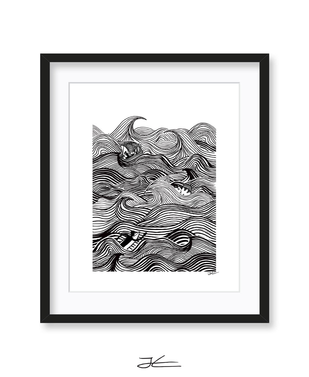 Rough Surf - Print/ Framed Print