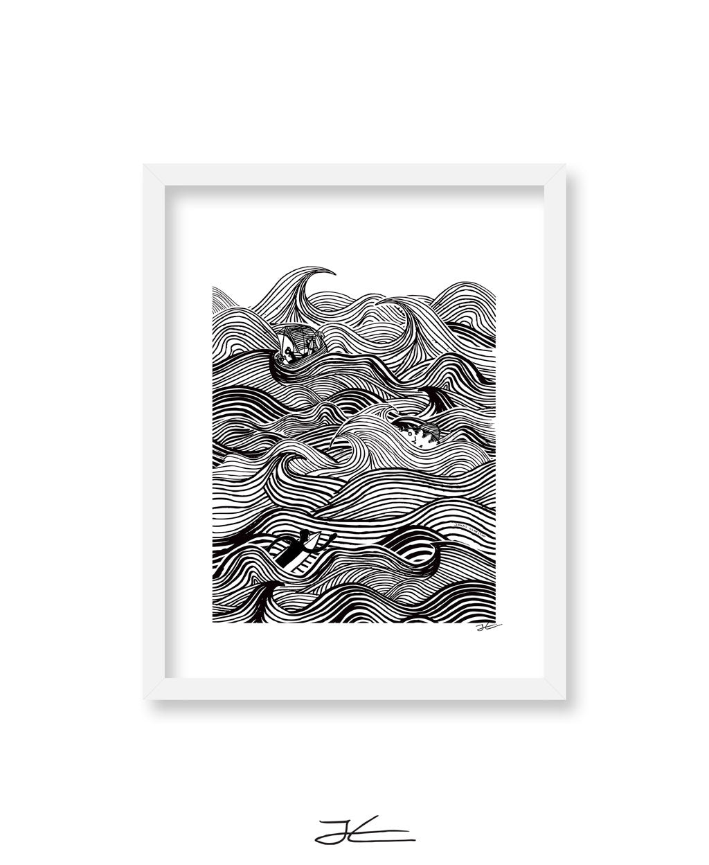Rough Surf - Print/ Framed Print