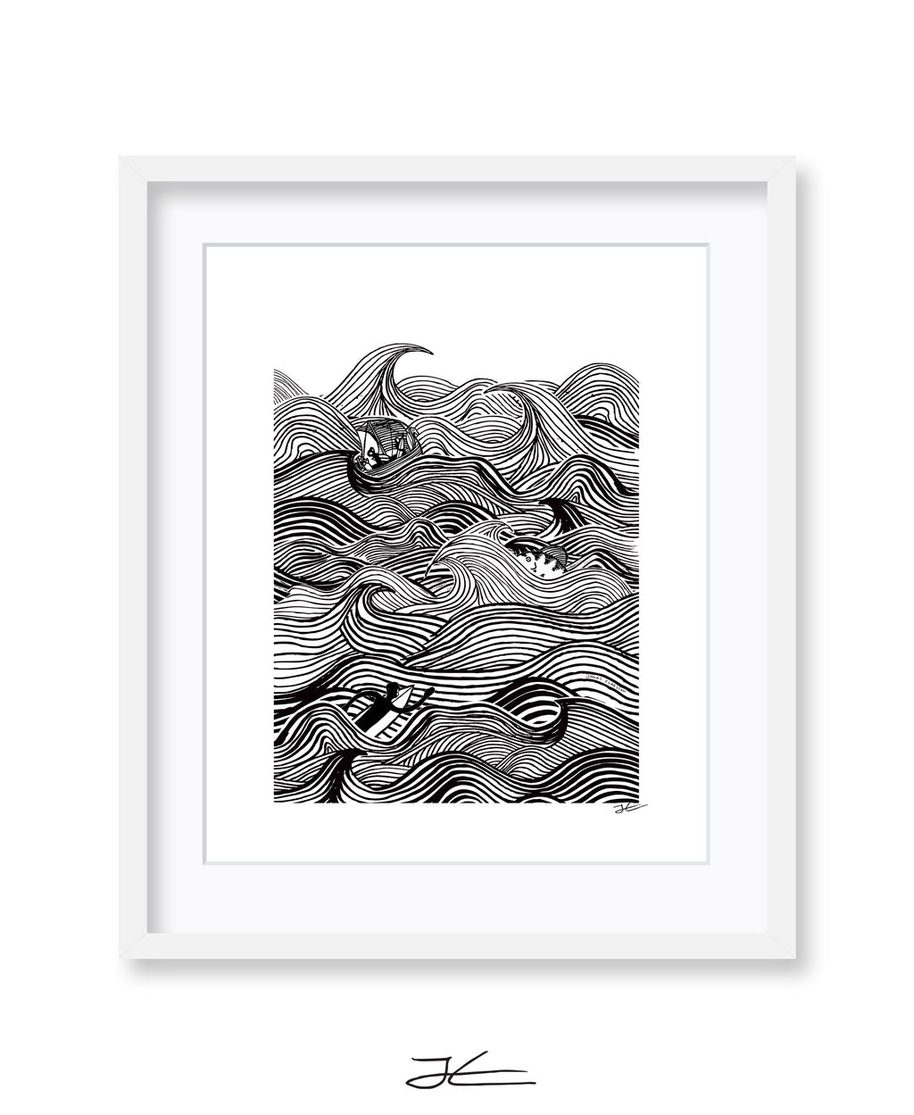 Rough Surf - Print/ Framed Print