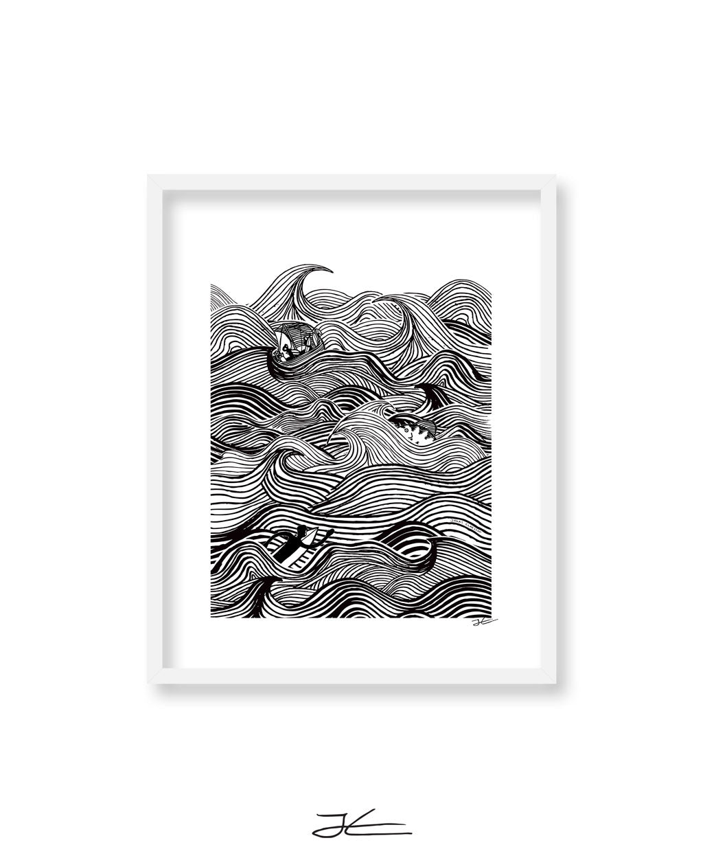 Rough Surf - Print/ Framed Print