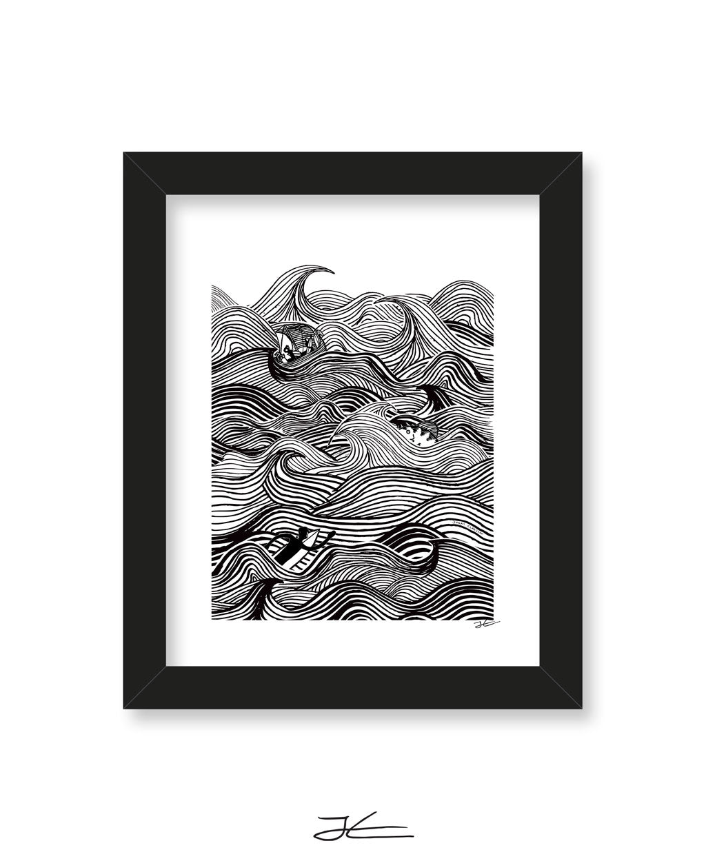 Rough Surf - Print/ Framed Print