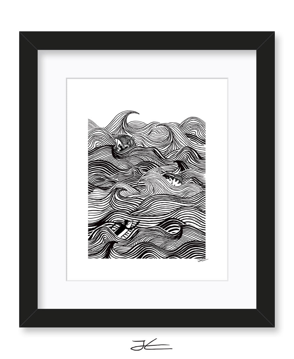 Rough Surf - Print/ Framed Print
