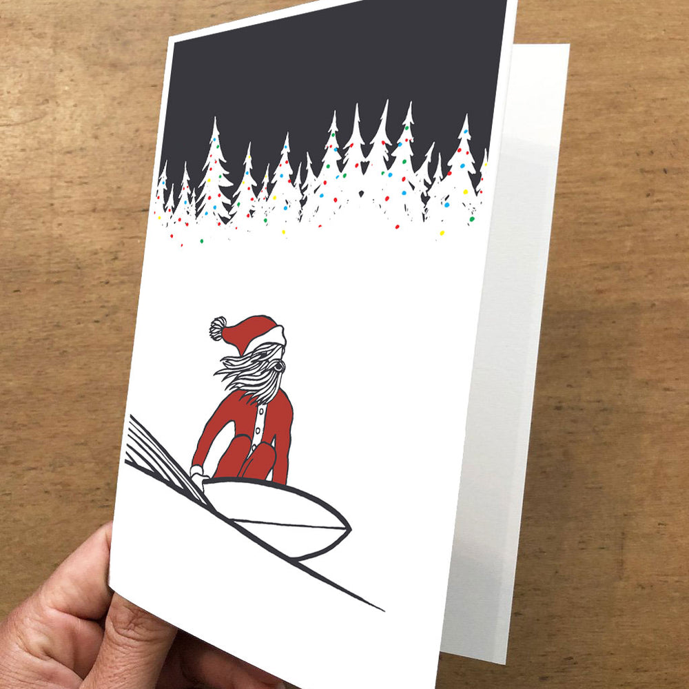 
                  
                    Surfing Santa Folded Card Pack
                  
                