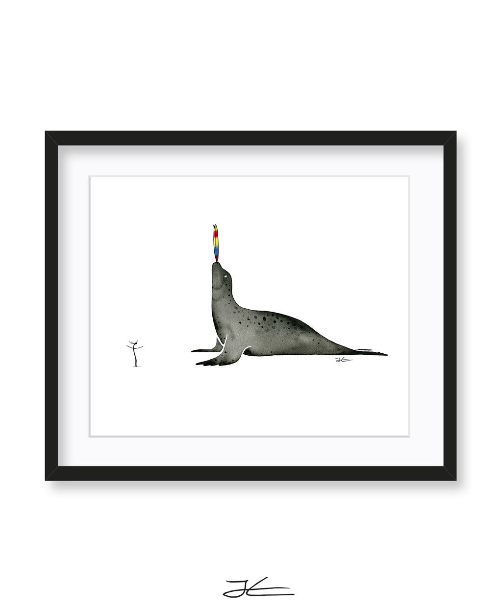 Seal Trick - Print/ Framed Print