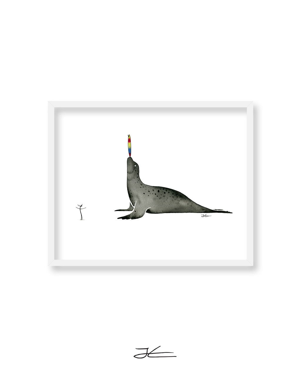 Seal Trick - Print/ Framed Print