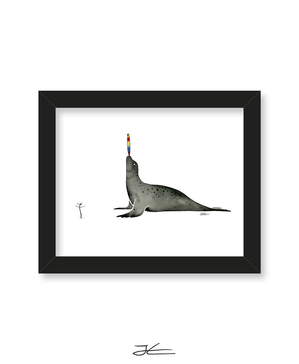 Seal Trick - Print/ Framed Print