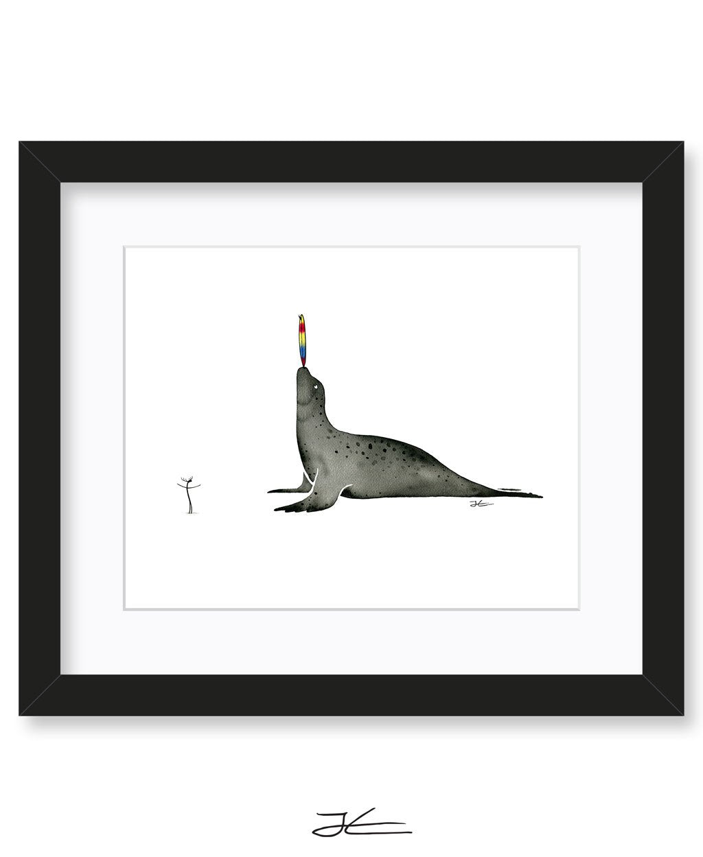 Seal Trick - Print/ Framed Print