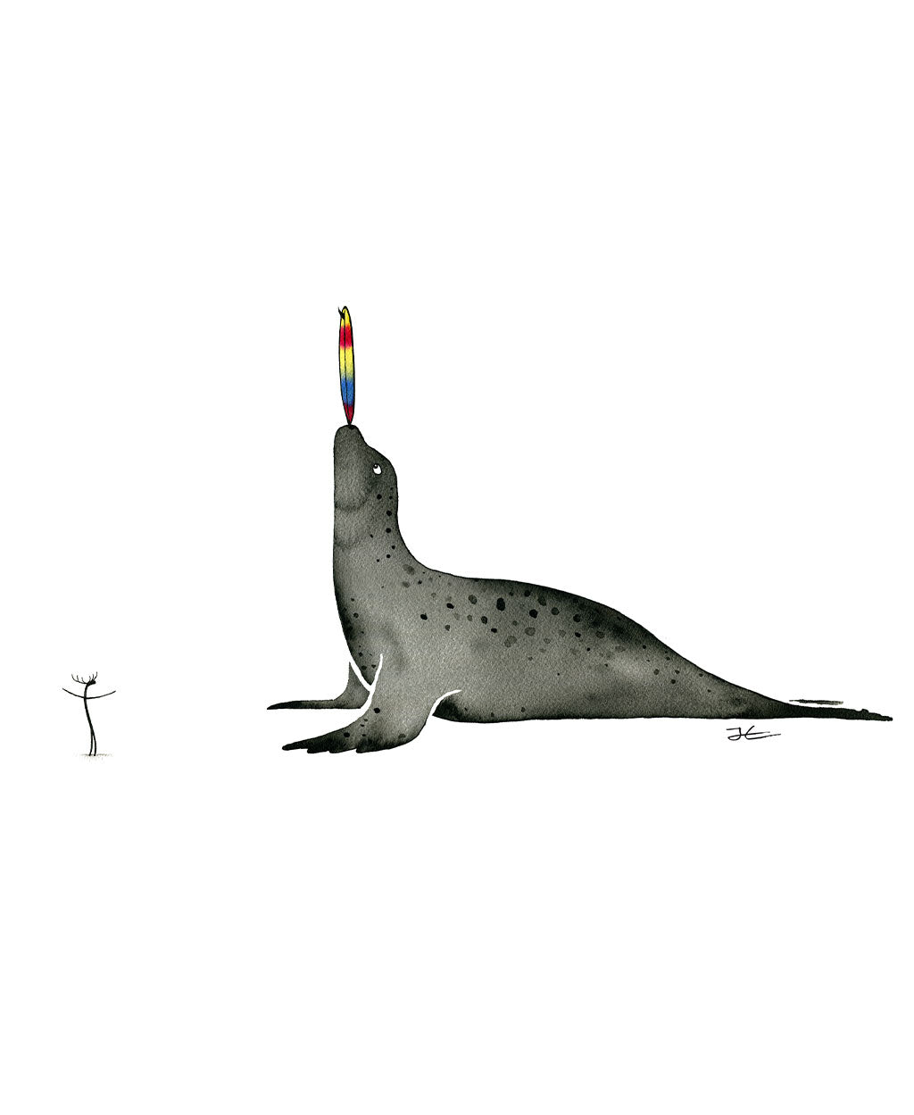 Seal Trick - Print/ Framed Print