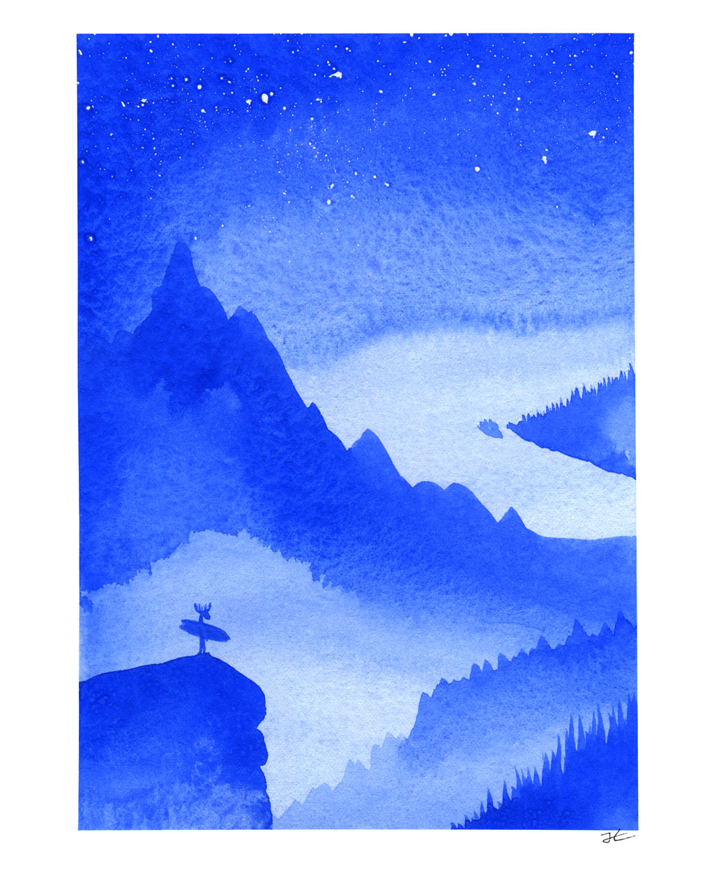 Searching 3. Original illustration - SOLD OUT