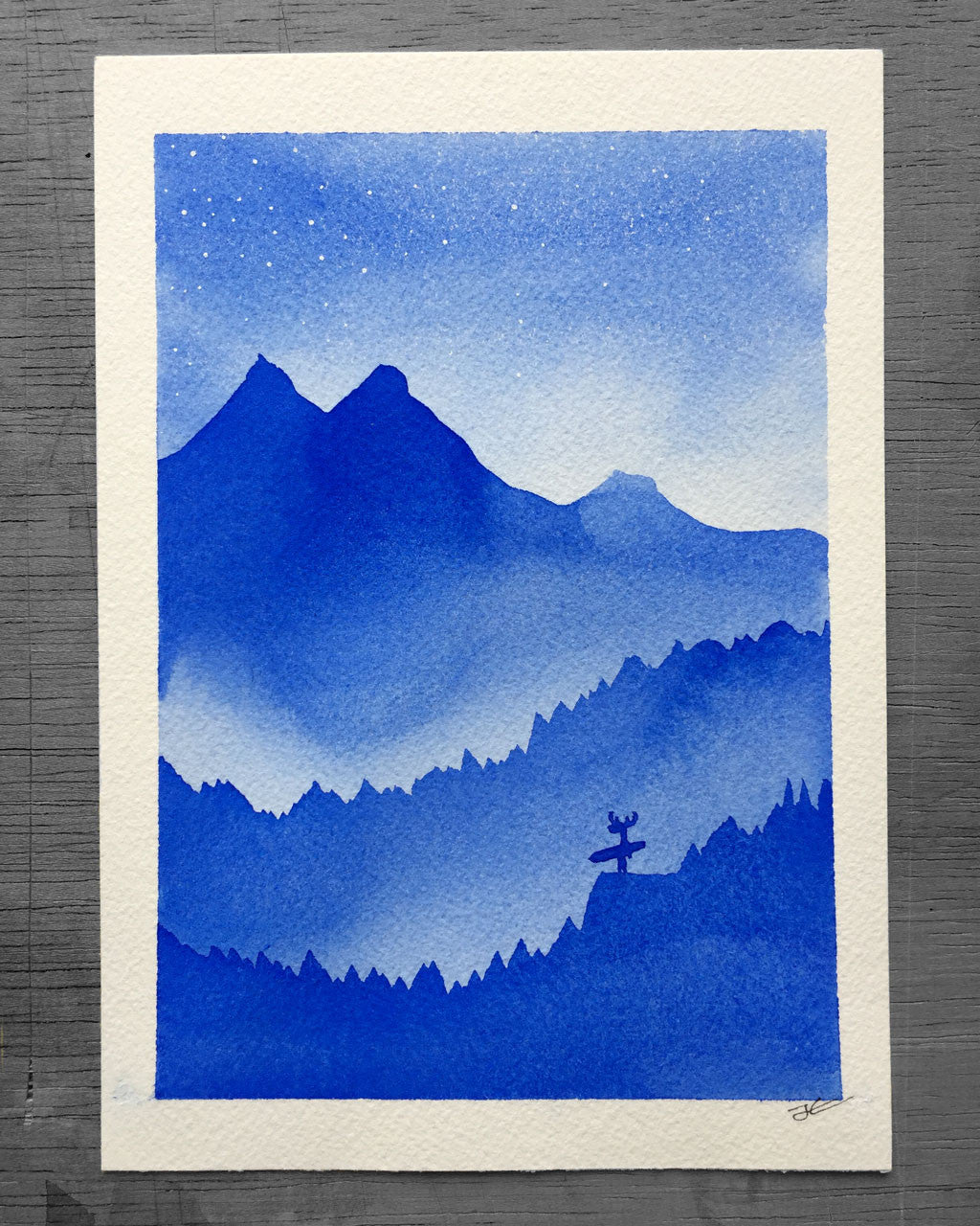 Searching. Original illustration - SOLD OUT