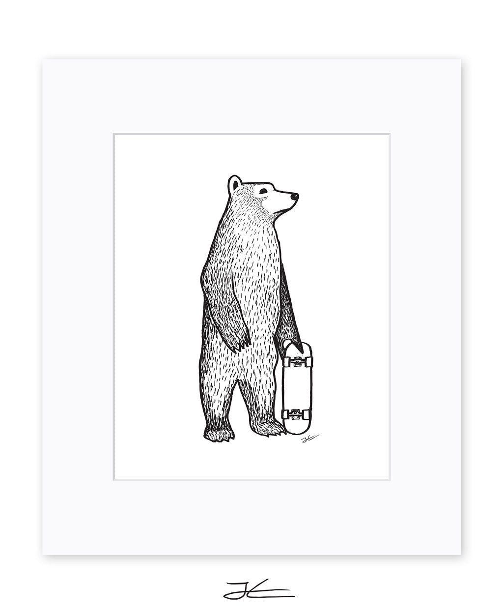 
                  
                    Skate Bear - Print/ Framed Print
                  
                