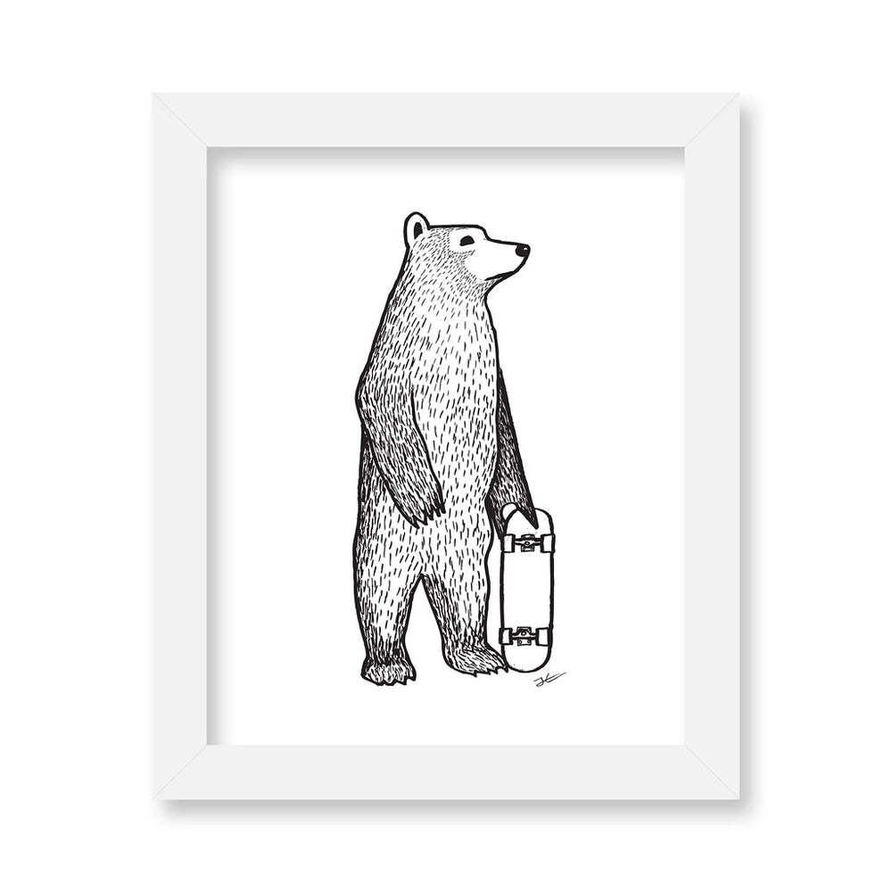 
                  
                    Skate Bear - Print/ Framed Print
                  
                